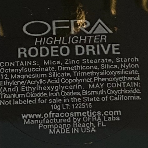 OFRA COSMETIC RODEO DRIVE Gold Shimmer Highlighter Luminizer New. - Picture 4 of 5